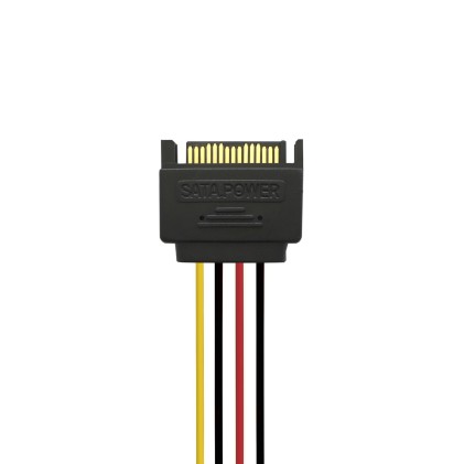 AISENS A131-0353 cavo SATA 0,2 m SATA a 15 pin 2 x SATA a 15 pin Nero, Rosso, Giallo