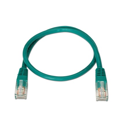 AISENS A135-0245 cavo di rete Verde 0,5 m Cat6 U/UTP (UTP)