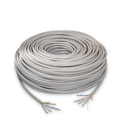 AISENS A135-0261 cavo di rete Grigio 100 m Cat6 U/UTP (UTP)