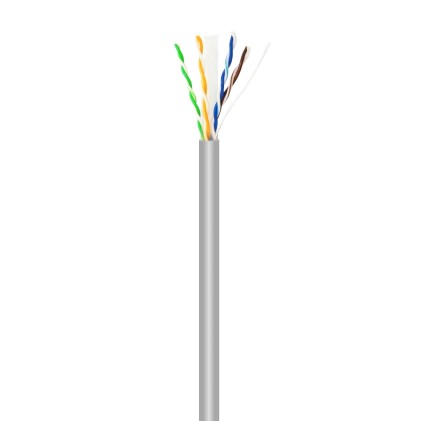 AISENS A135-0660 cavo di rete Grigio 100 m Cat6 U/UTP (UTP)