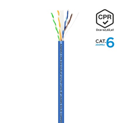 AISENS A135-0662 cavo di rete Blu 100 m Cat6 U/UTP (UTP)