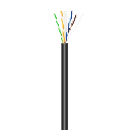 AISENS A135-0675 cavo di rete Nero 100 m Cat6 U/UTP (UTP)