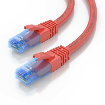 AISENS A135-0785 cavo di rete Rosso 0,25 m Cat6 U/UTP (UTP)