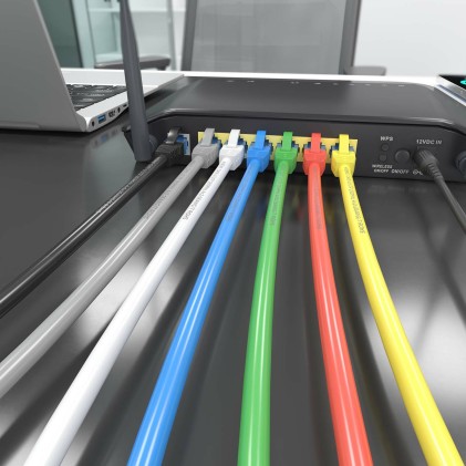 AISENS A135-0785 cavo di rete Rosso 0,25 m Cat6 U/UTP (UTP)