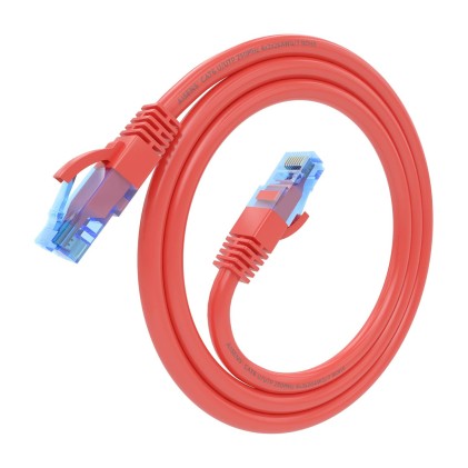 AISENS A135-0787 cavo di rete Rosso 0,5 m Cat6 U/UTP (UTP)