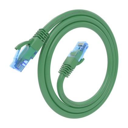 AISENS A135-0807 cavo di rete Verde 0,5 m Cat6 U/UTP (UTP)