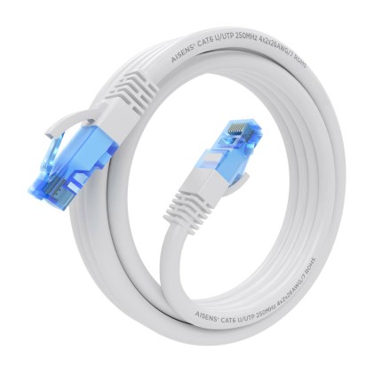 AISENS A135-0821 cavo di rete Bianco 2 m Cat6 U/UTP (UTP)