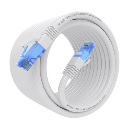 AISENS A135-0826 cavo di rete Bianco 10 m Cat6 U/UTP (UTP)