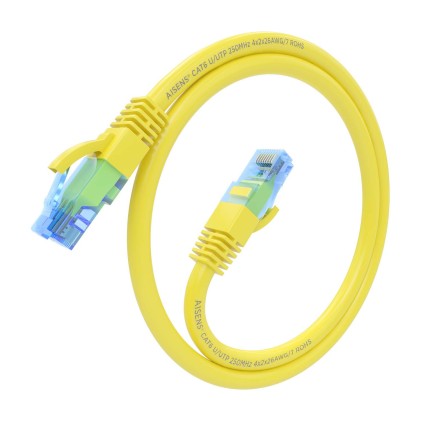 AISENS A135-0830 cavo di rete Giallo 0,3 m Cat6 U/UTP (UTP)