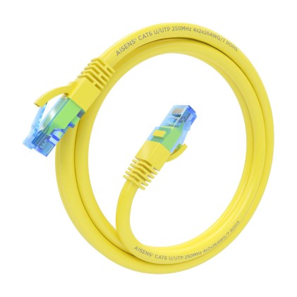 AISENS A135-0833 cavo di rete Giallo 1 m Cat6 U/UTP (UTP)