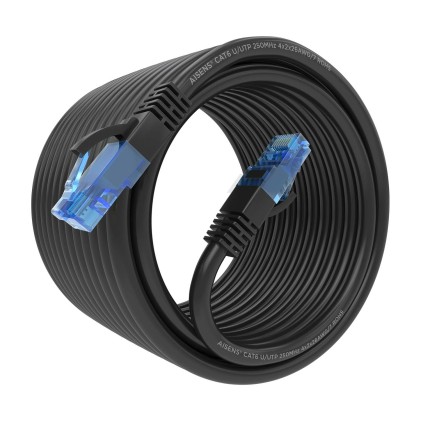 AISENS A135-0850 cavo di rete Nero 10 m Cat6 U/UTP (UTP)