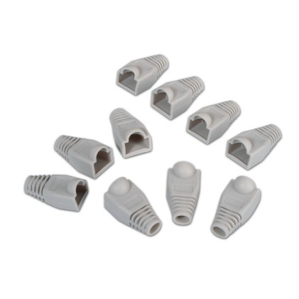 AISENS A140-0306 connettore plug per cavo Grigio 10 pz