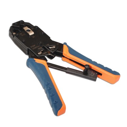 AISENS A142-0311 pinza crimpatrice Nero, Blu, Arancione