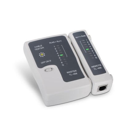 AISENS A142-0312 tester per cavo di rete Tester per cavi UTP/STP Grigio