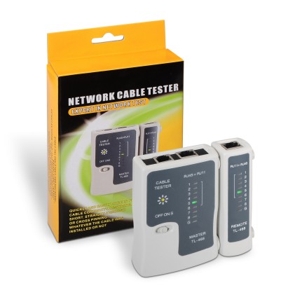 AISENS A142-0312 tester per cavo di rete Tester per cavi UTP/STP Grigio