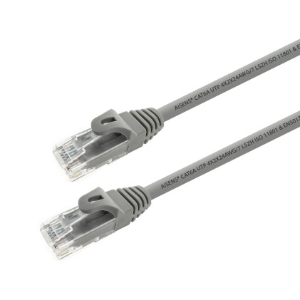 AISENS A145-0327 cavo di rete Grigio 2 m Cat6a U/UTP (UTP)