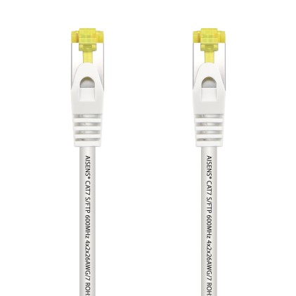 AISENS A146-0491 cavo di rete Bianco 2 m Cat7 S/FTP (S-STP)