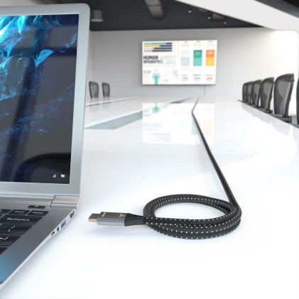 AISENS A150-0877 cavo HDMI 7 m HDMI tipo A (Standard) Nero, Grigio