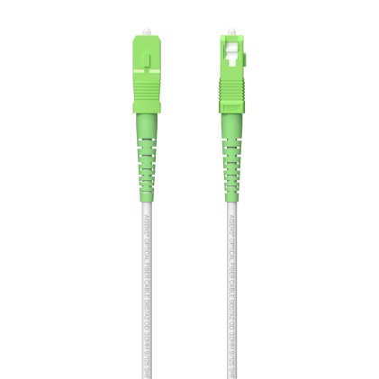 AISENS A152-0618 cavo a fibre ottiche 120 m SC/APC G.657.A2 Bianco
