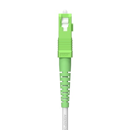 AISENS A152-0619 cavo a fibre ottiche 150 m SC/APC G.657.A2 Bianco