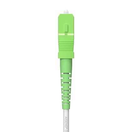 AISENS A152-0619 cavo a fibre ottiche 150 m SC/APC G.657.A2 Bianco