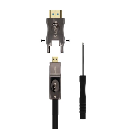 AISENS A153-0647 cavo HDMI 40 m HDMI tipo D (Micro) HDMI tipo A (Standard) Nero