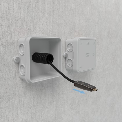 AISENS A153-0647 cavo HDMI 40 m HDMI tipo D (Micro) HDMI tipo A (Standard) Nero