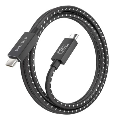 AISENS A156-0868 cavo USB USB4 Gen 3x2 1,5 m USB C Nero
