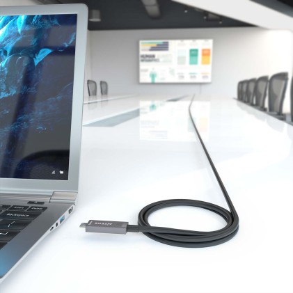 AISENS A157-0884 cavo USB USB 3.2 Gen 1 (3.1 Gen 1) 7,5 m USB C Nero