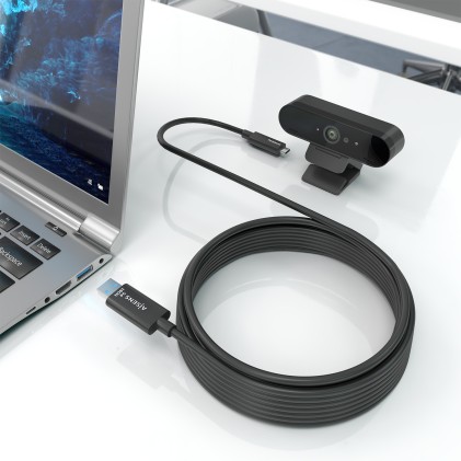 AISENS A157-0926 cavo USB USB 3.2 Gen 2 (3.1 Gen 2) 25 m 2 x USB A USB C 10 Gbit/s Nero