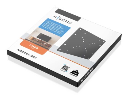 AISENS ACC001-289 kit di fissaggio Nero Acciaio