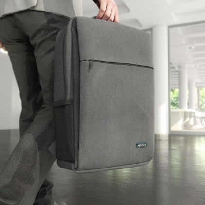 AISENS ASBG-BP081-GR borsa per laptop 43,2 cm (17") Zaino Grigio