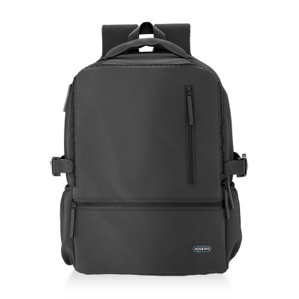 AISENS ASBG-BP086-BK borsa per laptop 39,6 cm (15.6") Zaino Nero