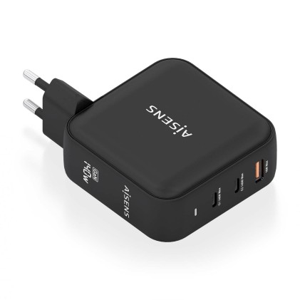 Caricabatterie Aisens GAN 140W - 2xUSB-C PD3.1 QC4.0 - 1xUSB-A QC3.0