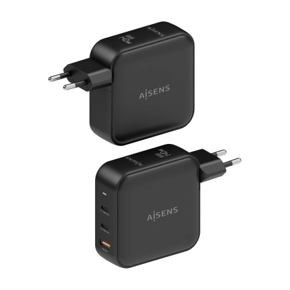 Caricabatterie Aisens GAN 140W - 2xUSB-C PD3.1 QC4.0 - 1xUSB-A QC3.0