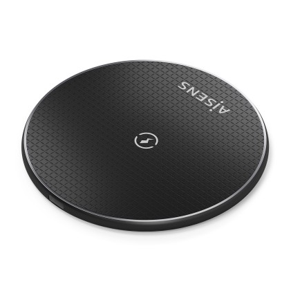 AISENS ASCH-15W1WC058-BK Caricabatterie per dispositivi mobili Smartphone Nero USB Carica wireless Interno