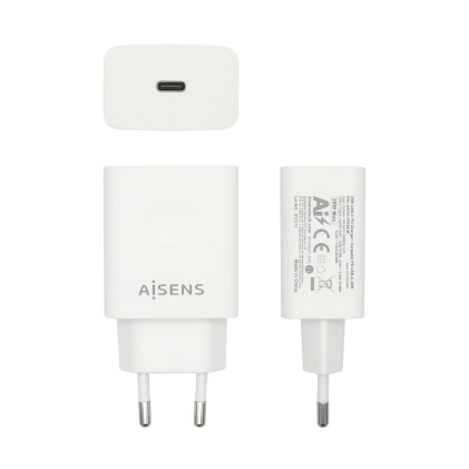 AISENS ASCH-1PD20-W Caricabatterie per dispositivi mobili Bianco Interno