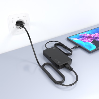 AISENS ASCH-1PD45D067-BK adattatore e invertitore Interno 45 W Nero