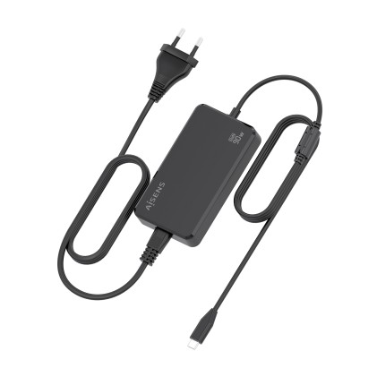 AISENS ASCH-1PD90D069-BK adattatore e invertitore Interno 90 W Nero