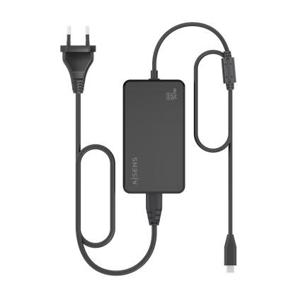 AISENS ASCH-1PD90D069-BK adattatore e invertitore Interno 90 W Nero
