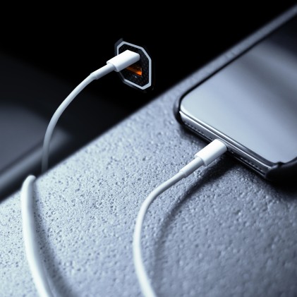 AISENS ASCH-CAR2PQC-BK Caricabatterie per dispositivi mobili Nero Auto