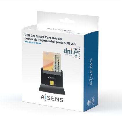 AISENS ASCR-SN05-BK lettore di card readers Interno USB USB 2.0 Nero