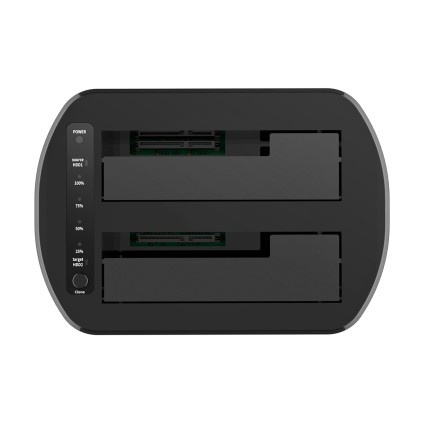 AISENS ASDS-D03B docking station per unità di archiviazione USB 3.2 Gen 1 (3.1 Gen 1) Type-B Nero