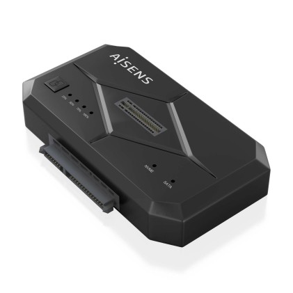AISENS ASDS-M2SATA04B docking station per unità di archiviazione USB 3.2 Gen 1 (3.1 Gen 1) Type-C Nero