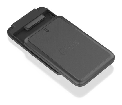 AISENS ASE-2519B contenitore di unità di archiviazione Box esterno HDD/SSD Nero 2.5"