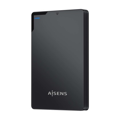 AISENS ASE-2520B contenitore di unità di archiviazione Custodia per Disco Rigido (HDD) Nero 2.5" Alimentazione USB