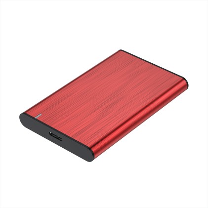 AISENS ASE-2525RED contenitore di unità di archiviazione Box esterno SSD Rosso 2.5"