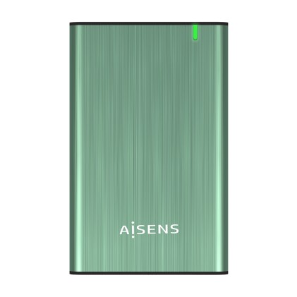 AISENS ASE-2525SGN contenitore di unit&agrave; di archiviazione Box esterno HDD Verde 2.5"