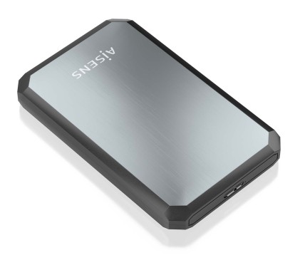 AISENS ASE-2529B contenitore di unit&agrave; di archiviazione Box esterno HDD/SSD Nero, Grigio 2.5"
