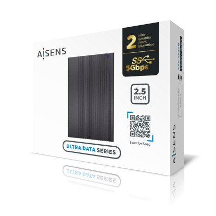 AISENS ASE-2532B contenitore di unit&agrave; di archiviazione Box esterno SSD Nero 2.5"